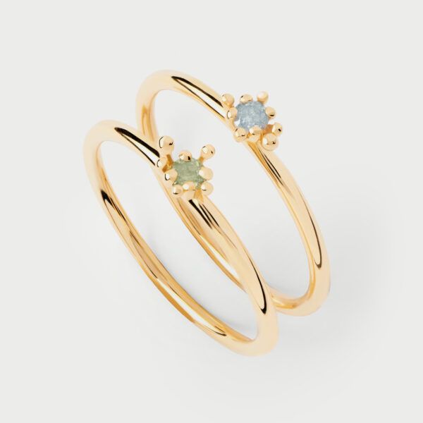 Set de anillos Les fleurs