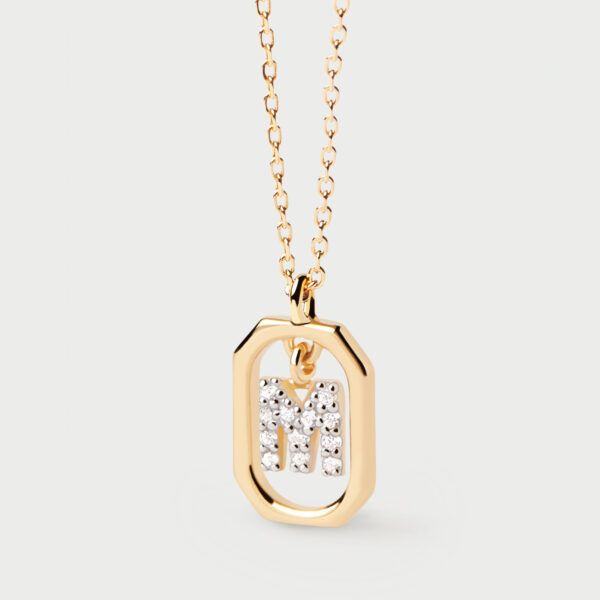 Collar letra M mini