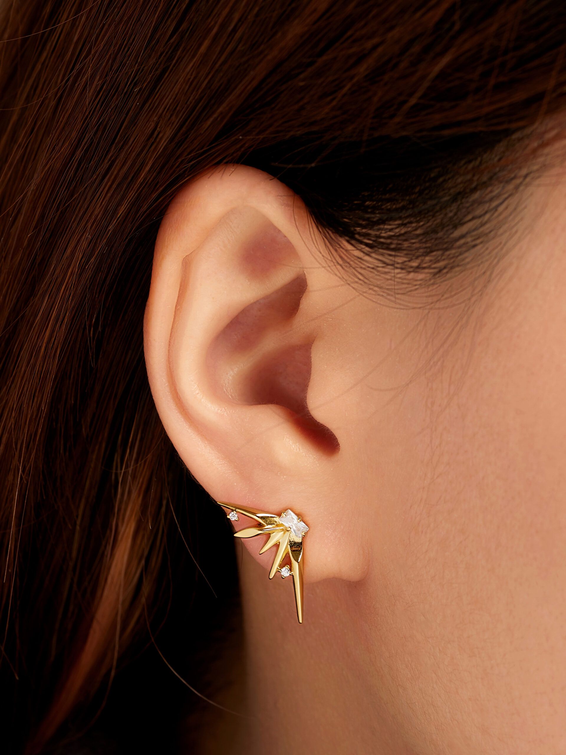 Pendientes con forma de púas - Imagen 2