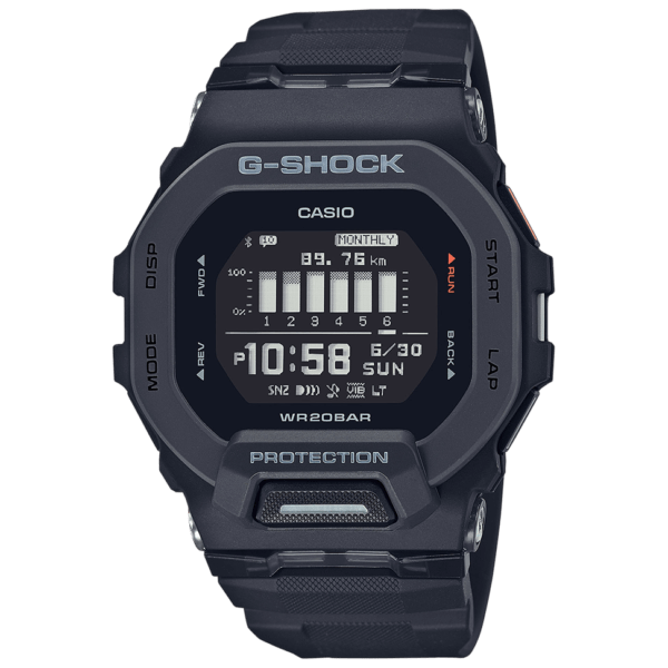 G-Shock , GBD-200-1ER, Negro