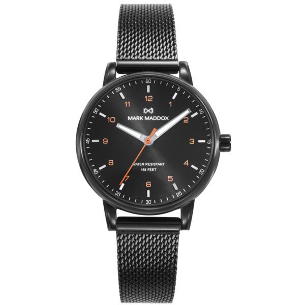 Reloj caja de acero Ip negro mujer