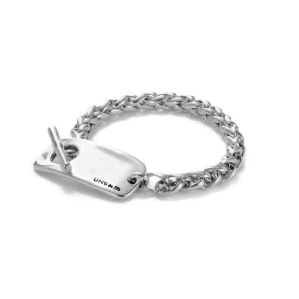 Pulsera de cadena con pieza ajustable central