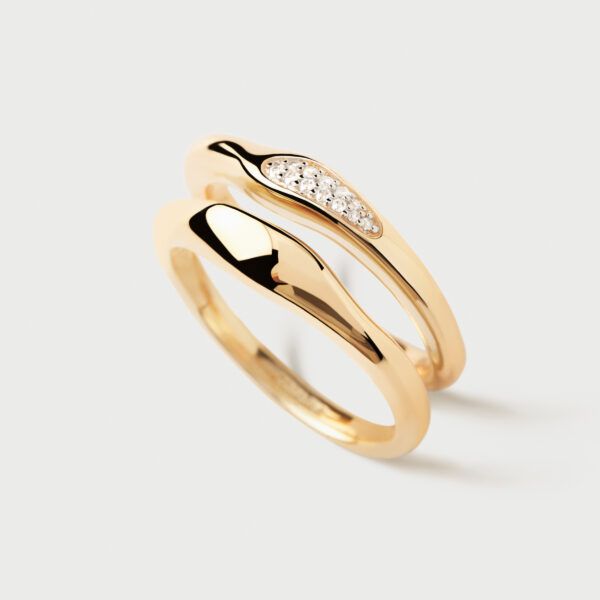 Set de anillos Onda