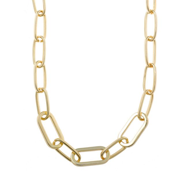 Collar eslabones plata