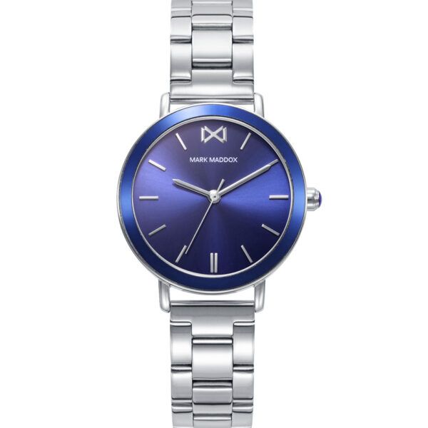 Reloj de mujer Shibuyam de acero con esfera en azul