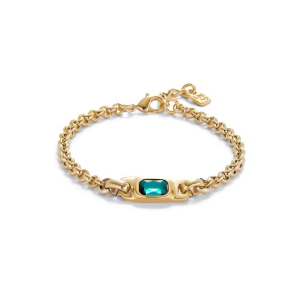 Pulsera cristal verde