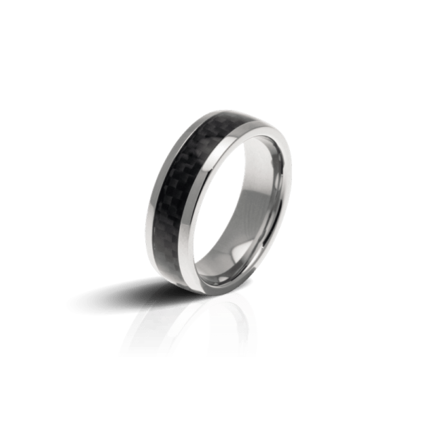 Anillo HYBRID de acero y carbono