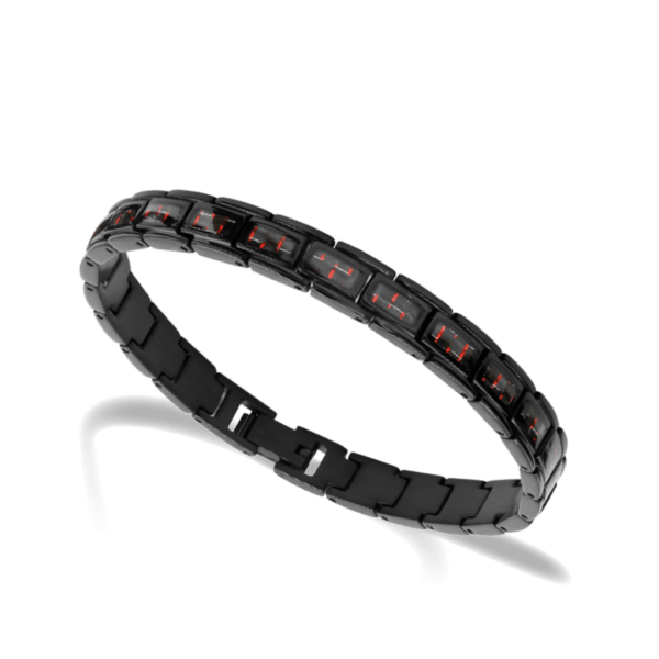 Pulsera Acero/Carbono MERCURY