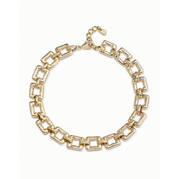 Collar eslabón cuadrado
