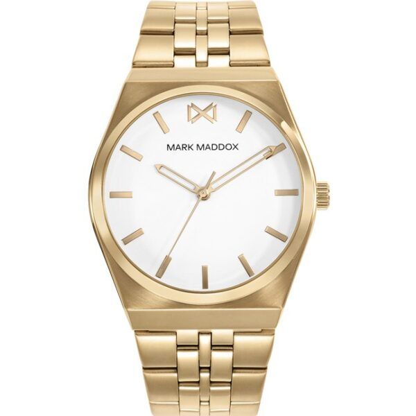 Reloj acero dorado hombre