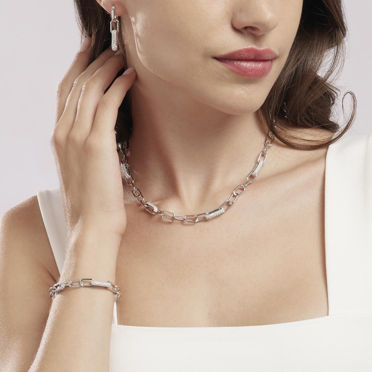 Pendientes de Plata con Circonitas - Imagen 3