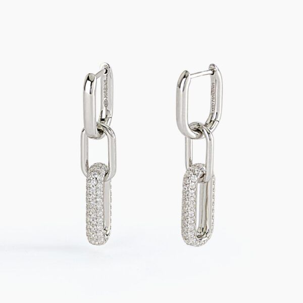 Pendientes de Plata con Circonitas