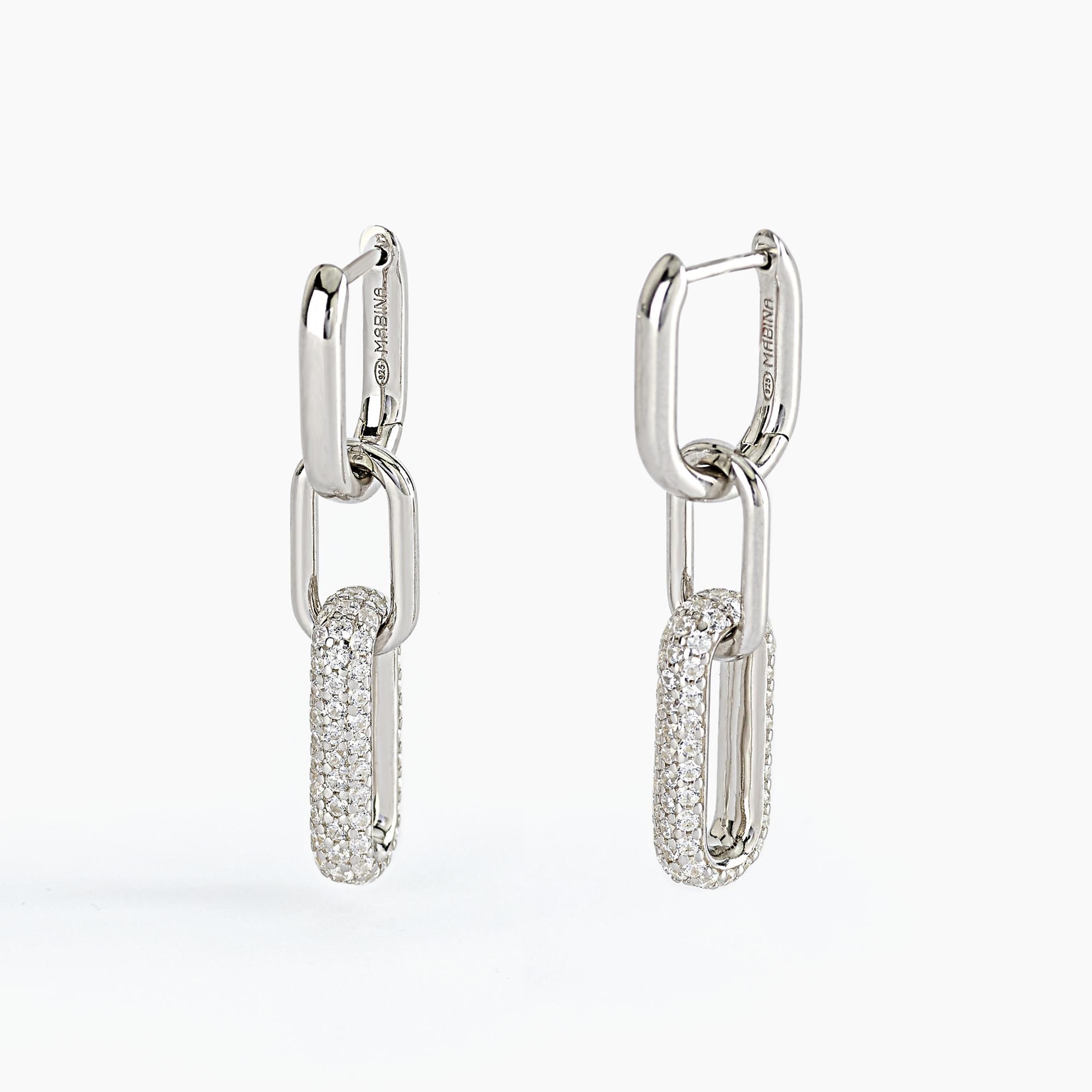 Pendientes de Plata con Circonitas