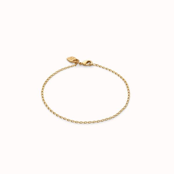 Pulsera fina bañada en oro de 18K – Personalízala a tu manera