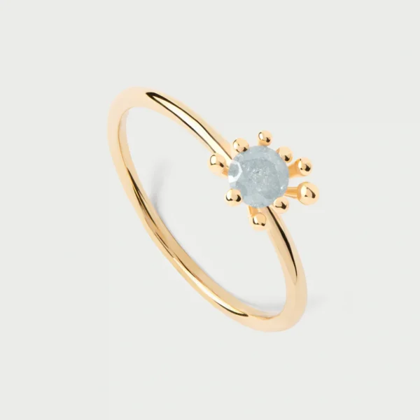 Anillo Fleur Gris