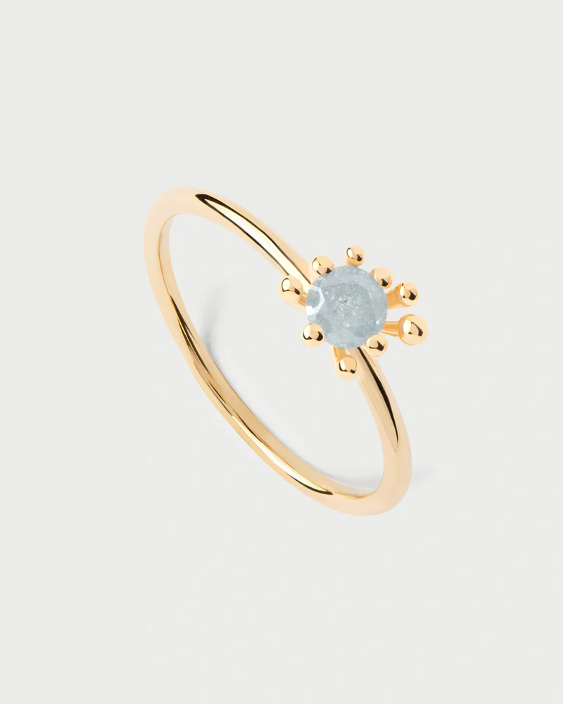 Anillo Fleur Gris