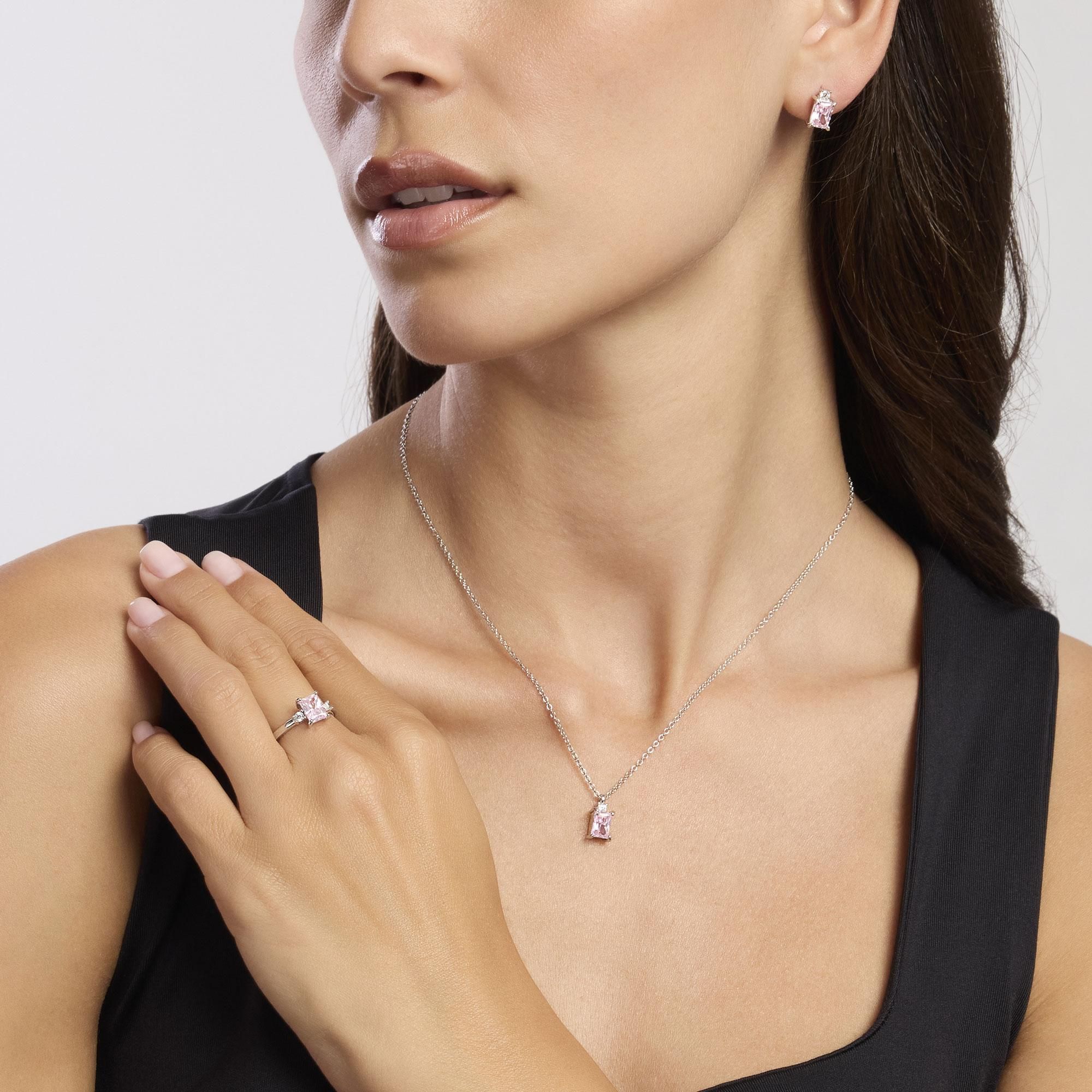 Collar Circonita Rosa - Imagen 3