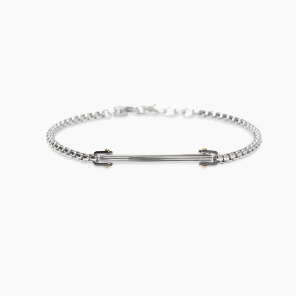 Pulsera Cadena Veneciana y Placa