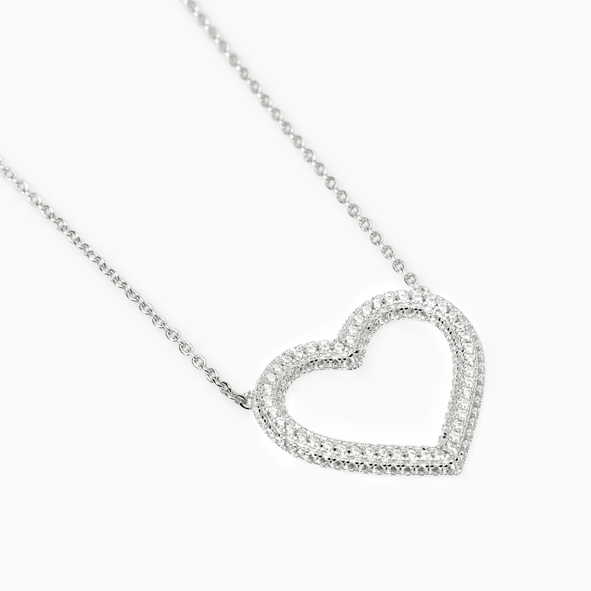 Gargantilla de Plata con Corazón - Imagen 2
