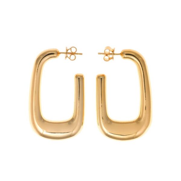 Pendientes Aro Rectangular 