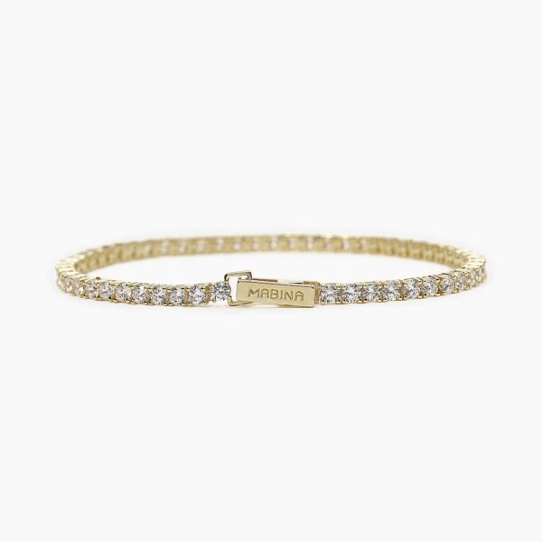 Pulsera Tenis Dorada