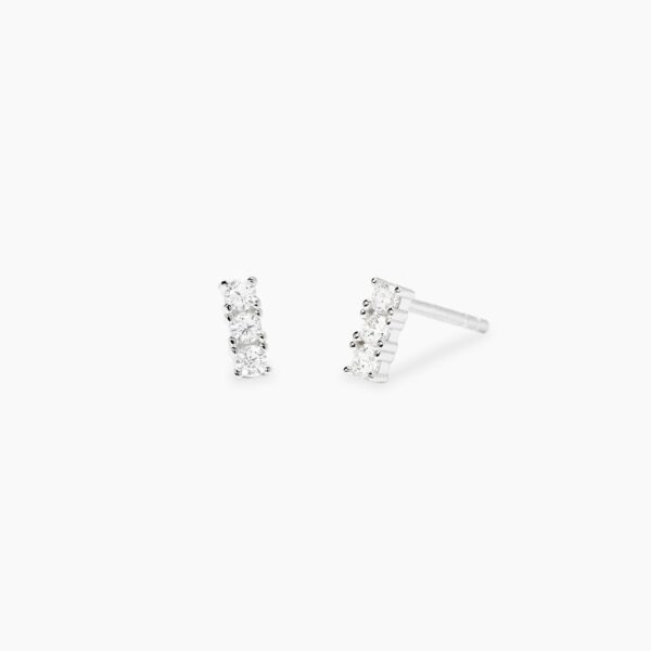 Pendientes Tira Diamantes Cultivados