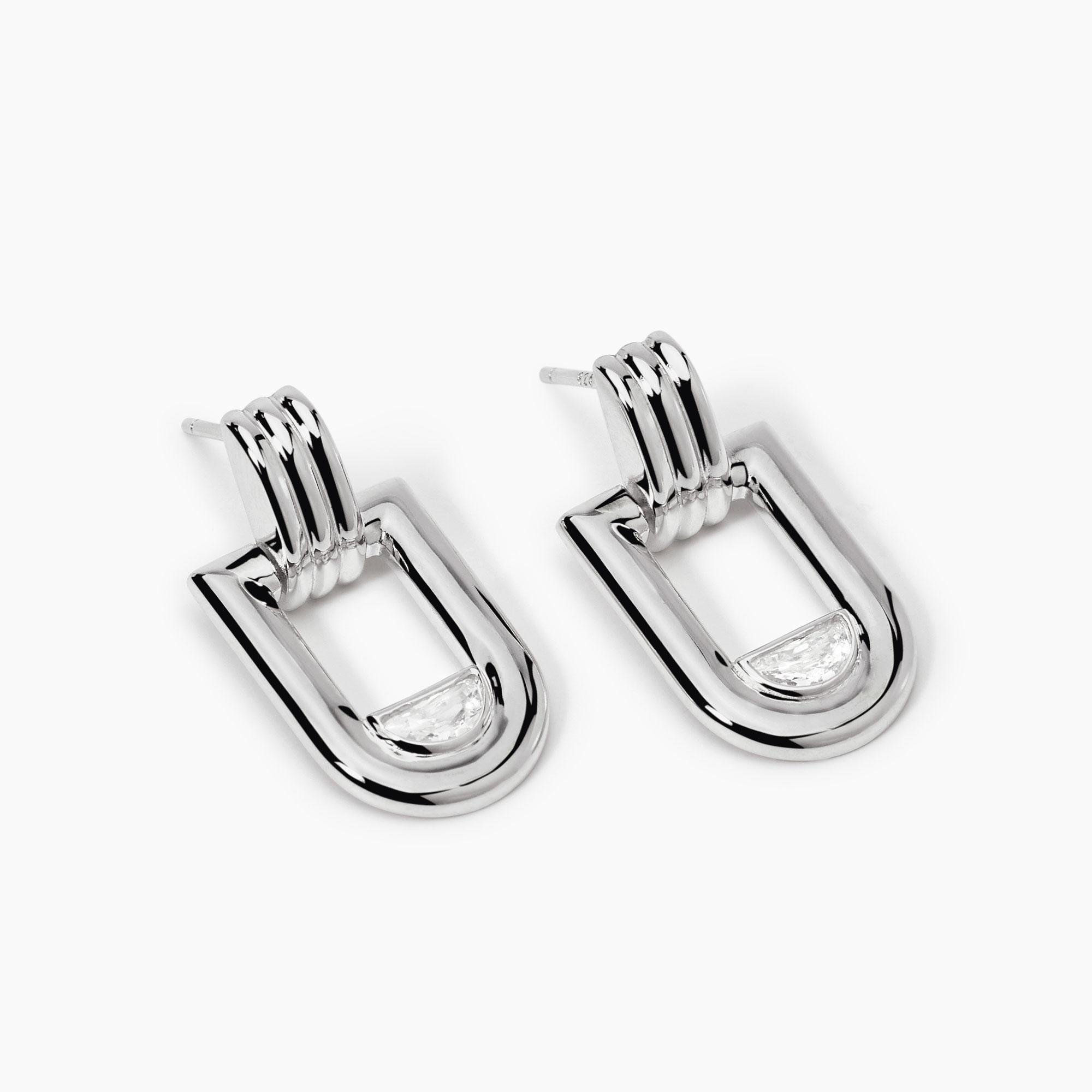 Pendientes Plata Roma - Imagen 2