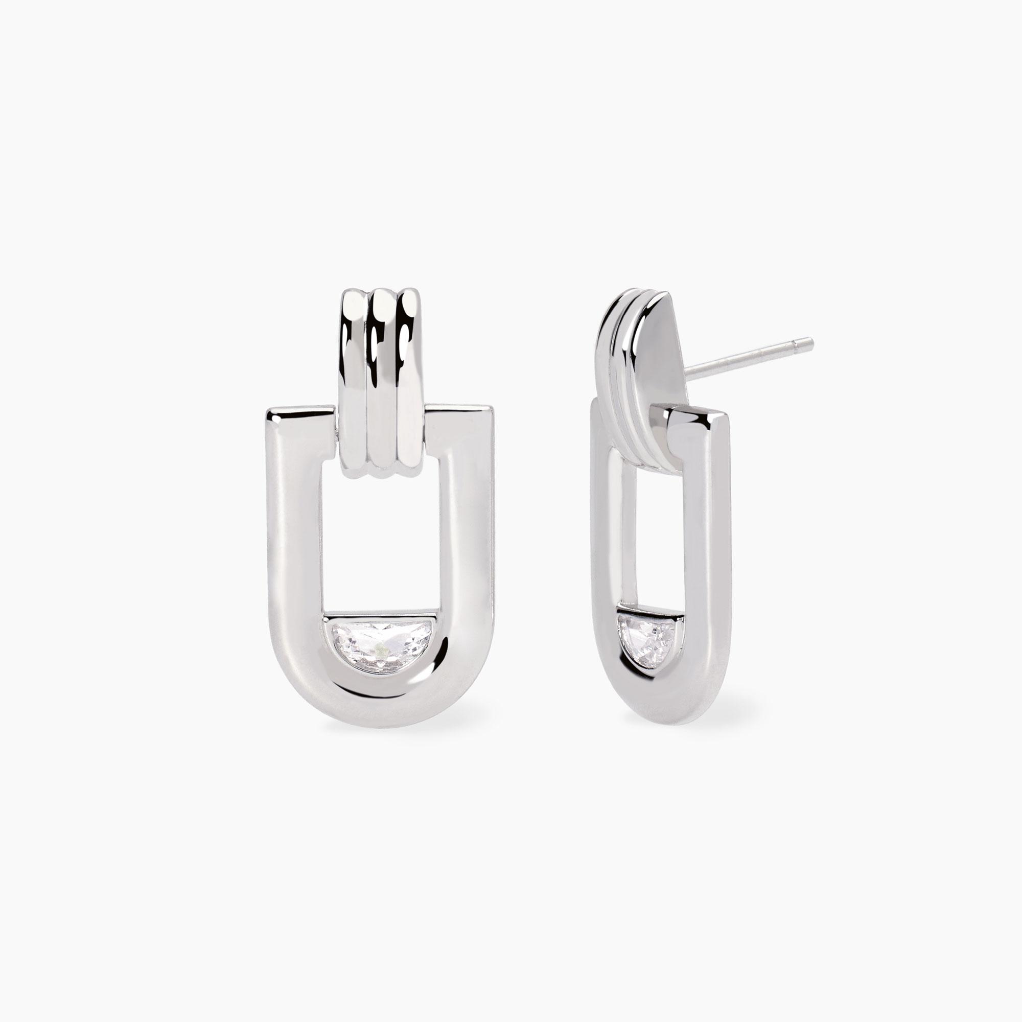 Pendientes Plata Roma