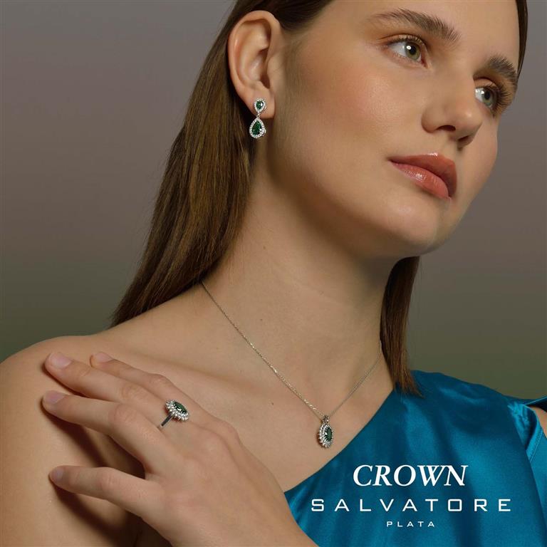 Pendientes Circonitas Verdes - Imagen 2
