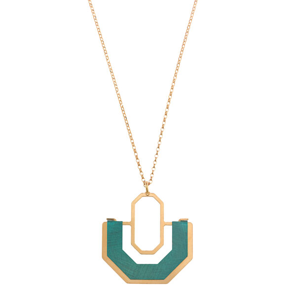 Collar Plata Forma Geométrica