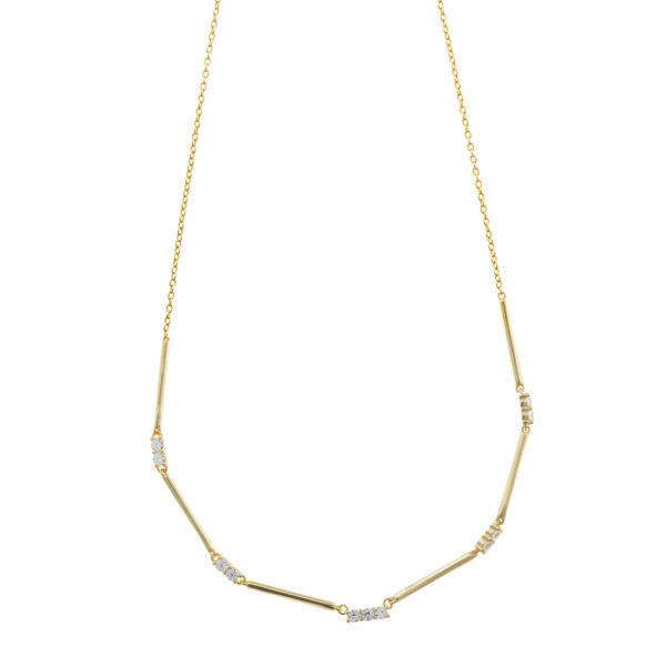 Collar de Barras y Circonitas