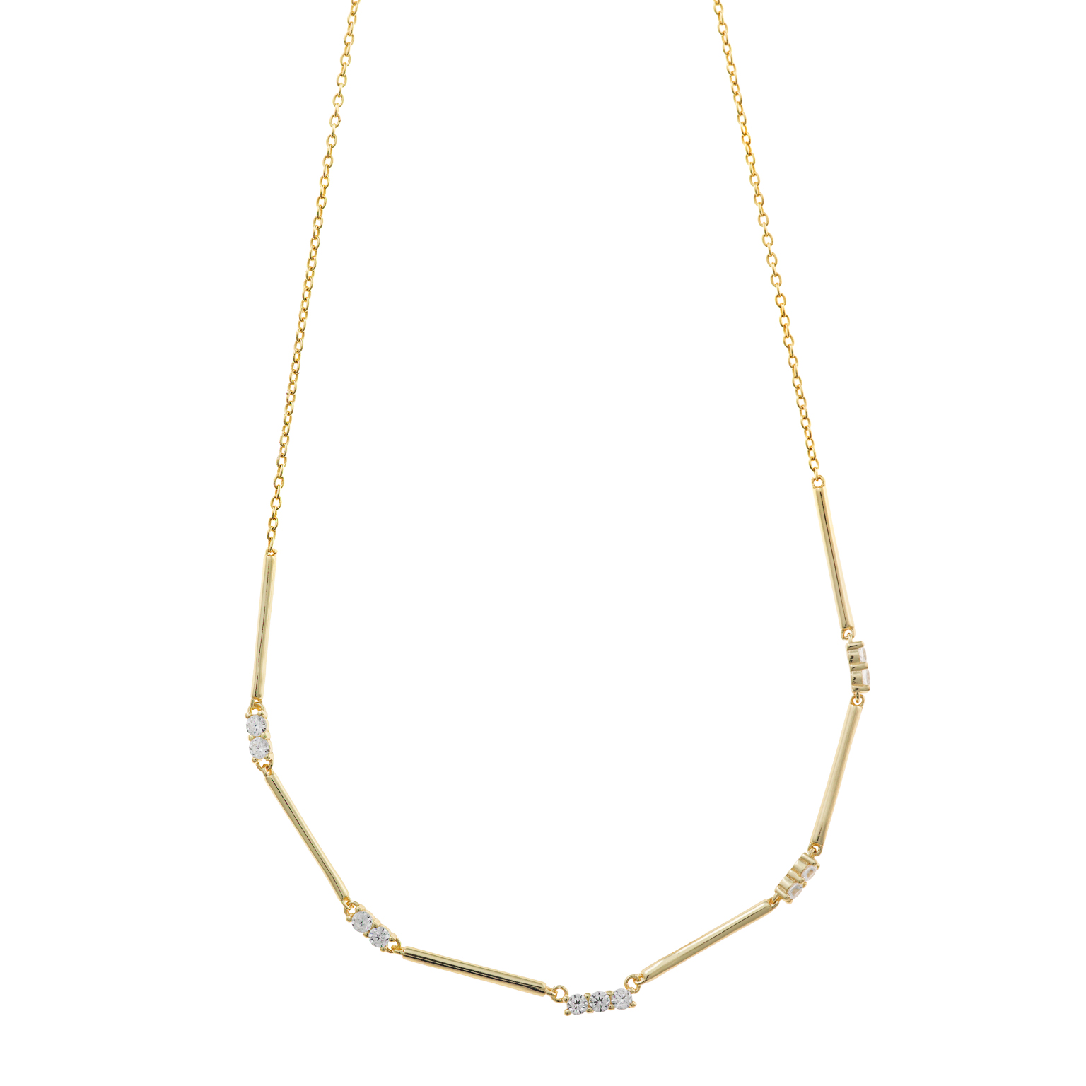 Collar de Barras y Circonitas
