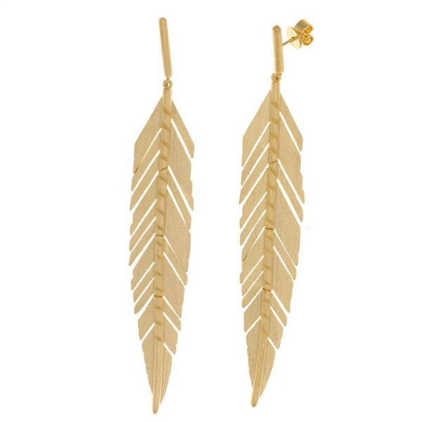 Pendientes Pluma