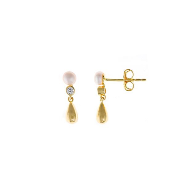 Pendientes Perla Agua Dulce