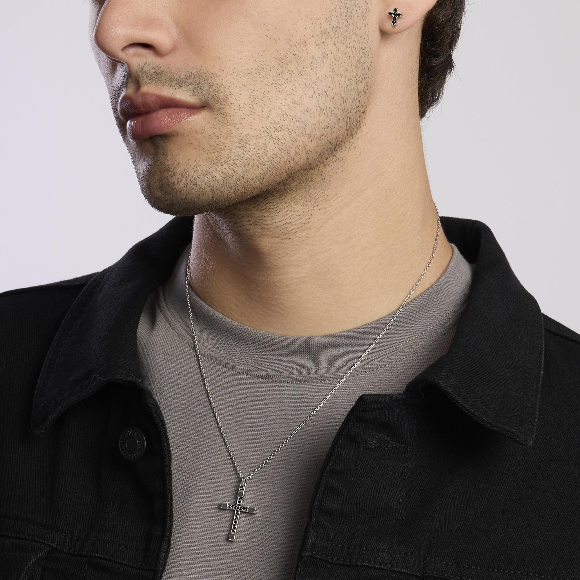 Pendientes Cruz Plata - Imagen 3
