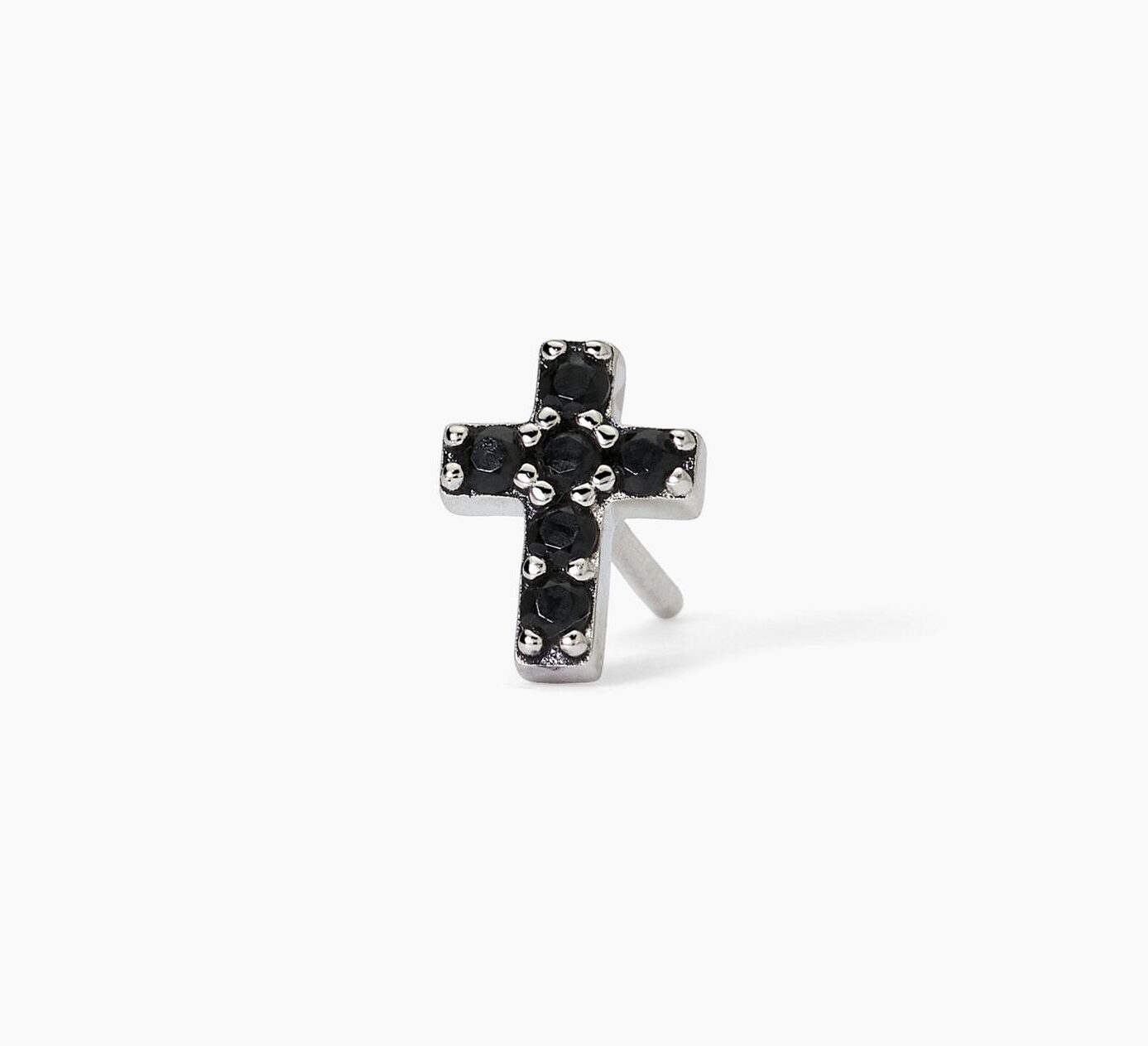 Pendientes Cruz Plata