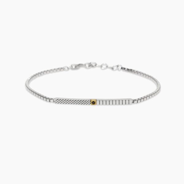 Pulsera de Plata con Placa
