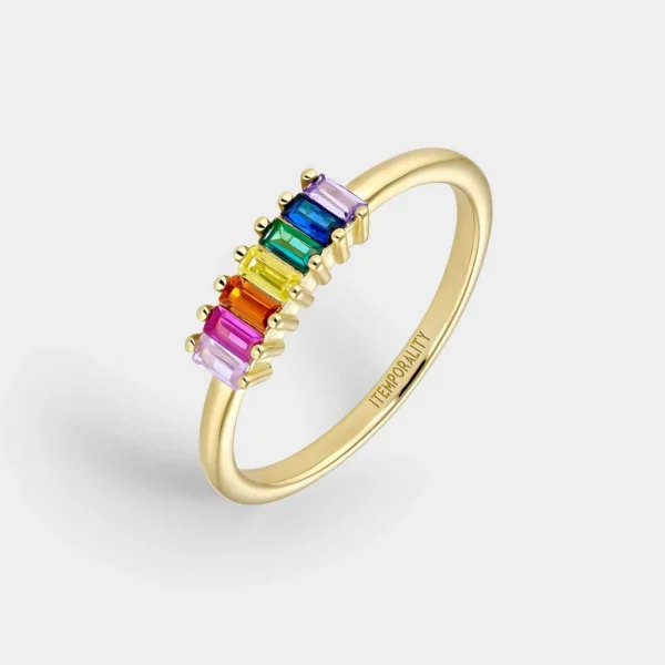 Anillo Plata Multicolor