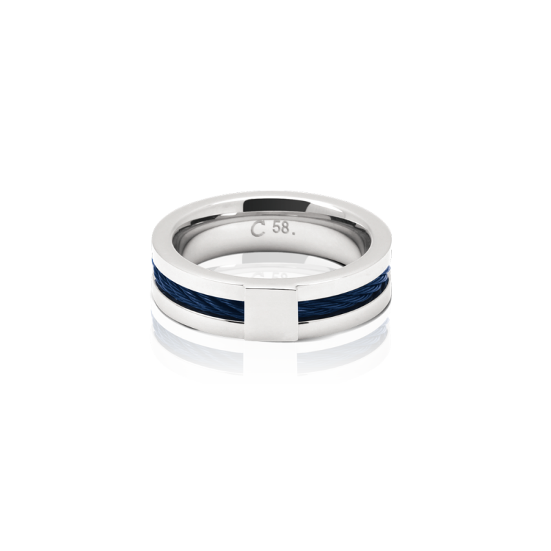 Anillo de Acero con Cable - Imagen 2