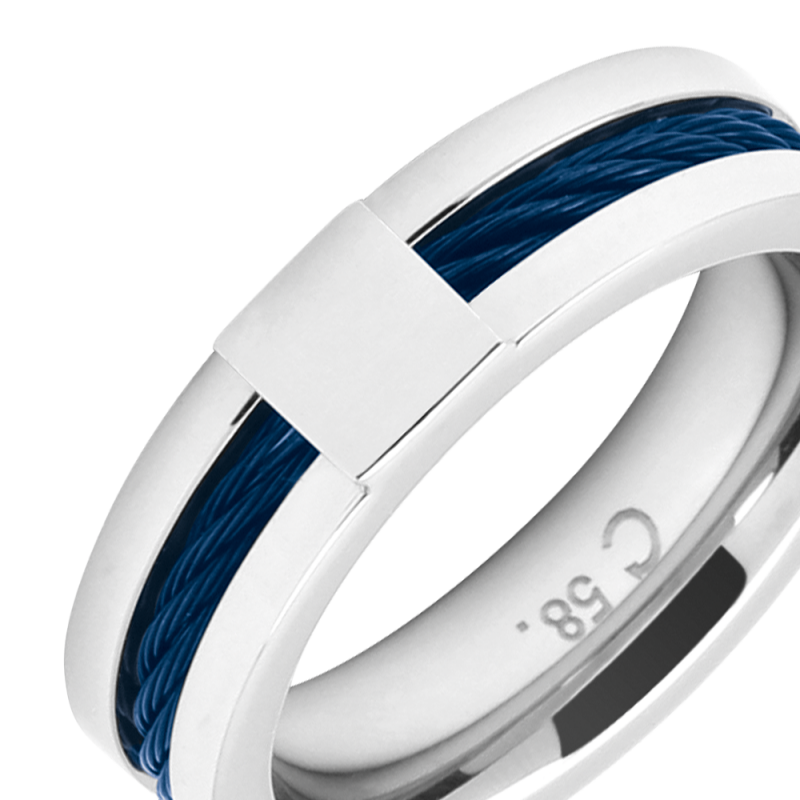 Anillo de Acero con Cable - Imagen 3
