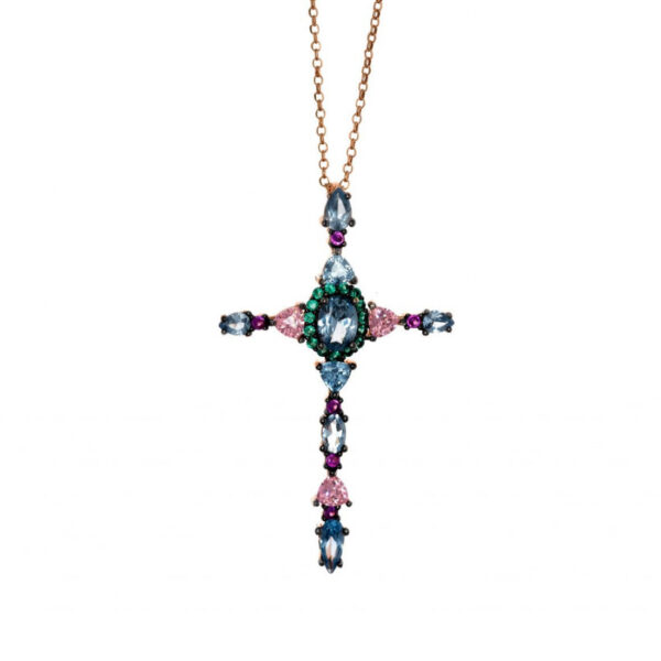 Collar Cruz Piedras