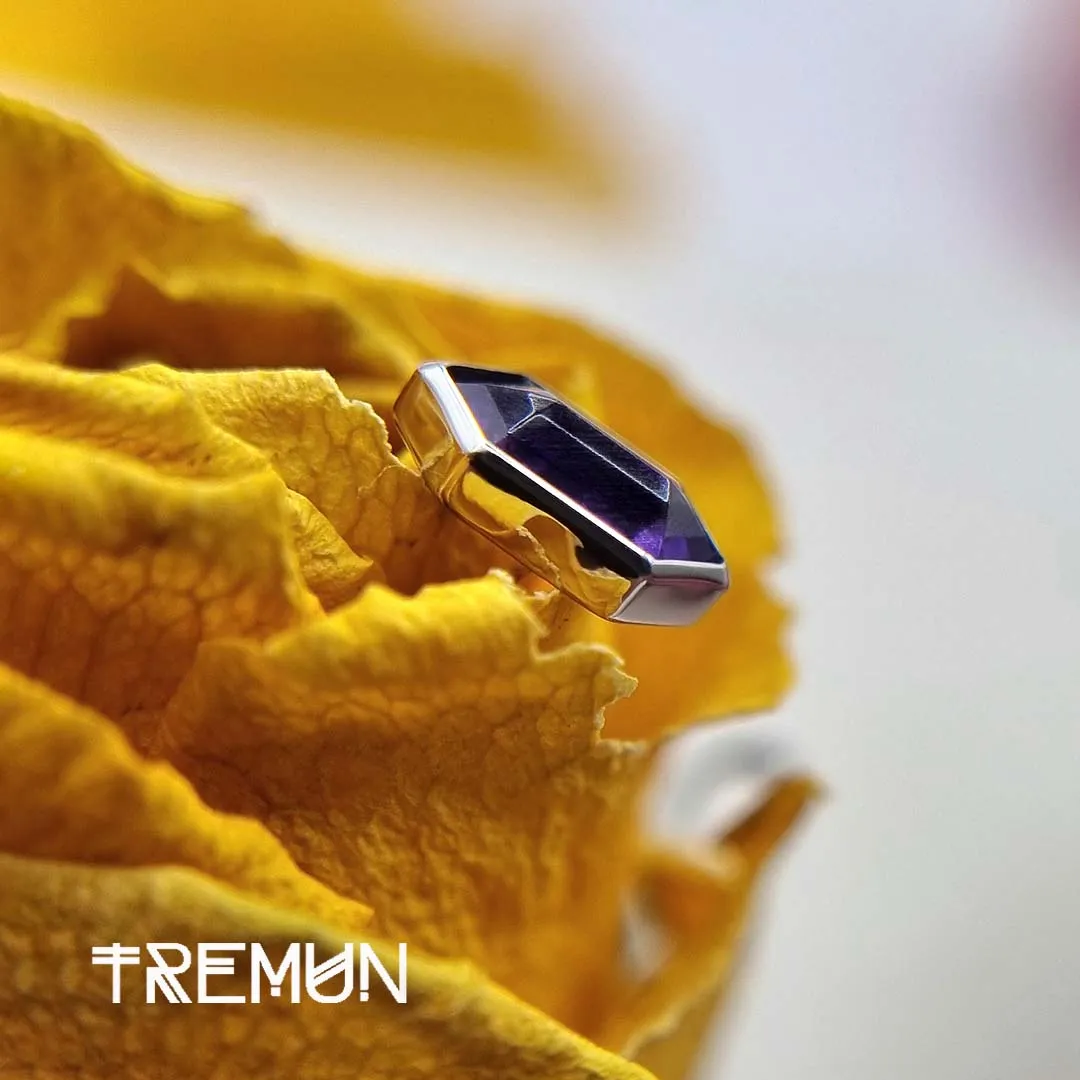 Karen Amethyst - Piercing de Titanio F-136 - Imagen 3