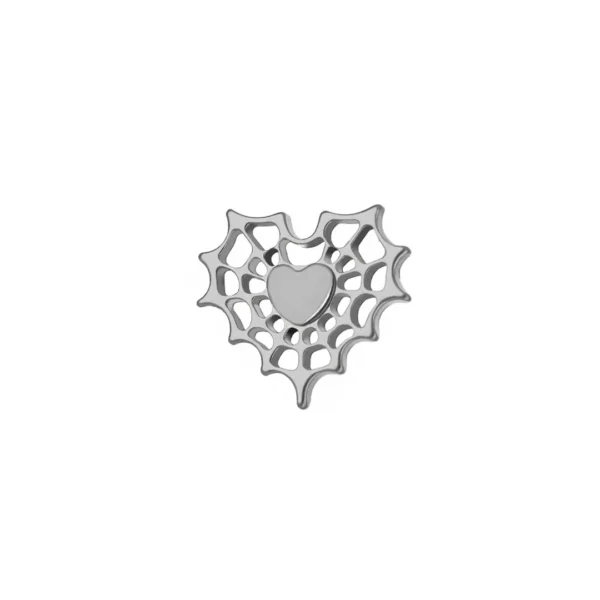 Heartweb – Piercing de Titanio F-136