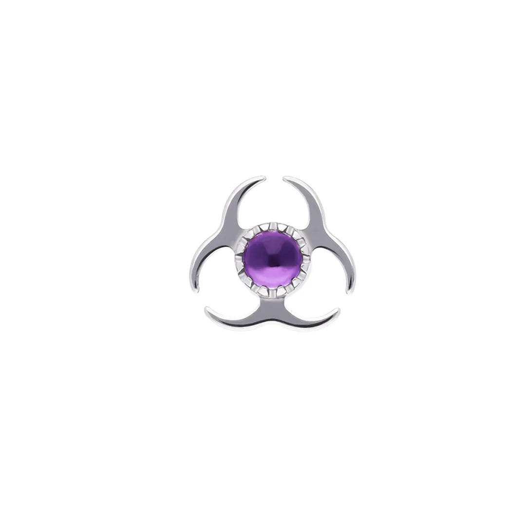Gamma Amatista – Piercing de Titanio F-136