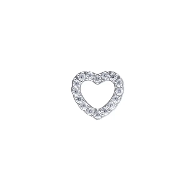 Corazón Circonitas - Piercing de Titanio F-136