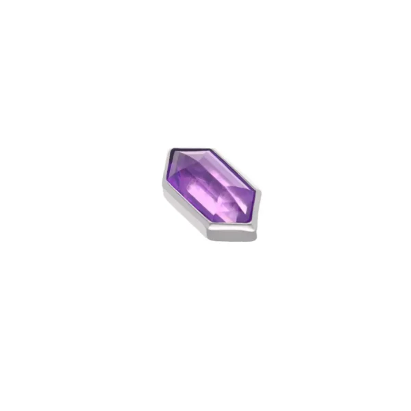 Karen Amethyst - Piercing de Titanio F-136