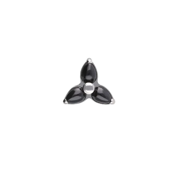 Rachel Black Onyx – Piercing de Titanio F-136