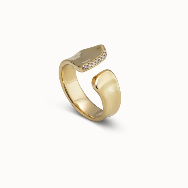 Anillo Abierto con Topacio