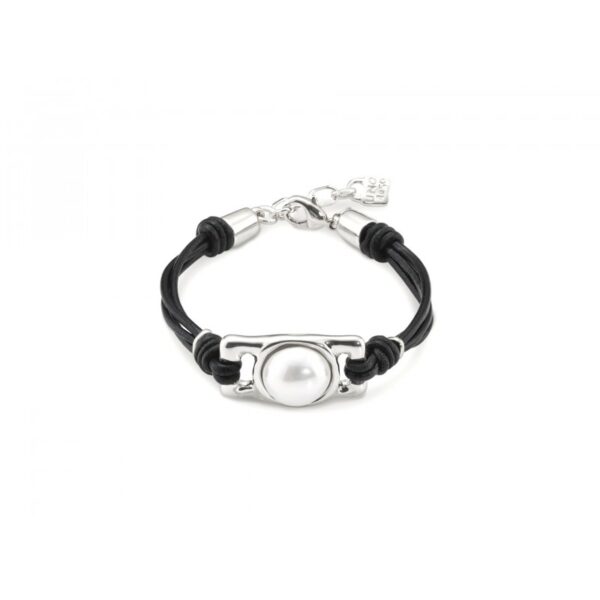 Pulsera Cuero y Perla